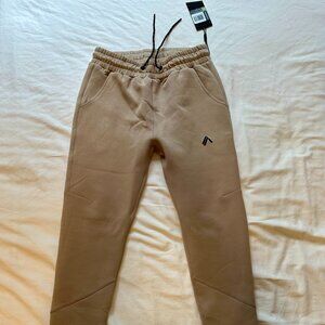 Stay Stylish and Comfortable — ELMTS Zip Jogger in Tan (Size M, NWT)